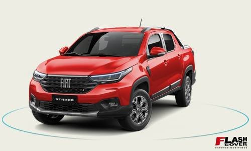 fiat strada estacionada