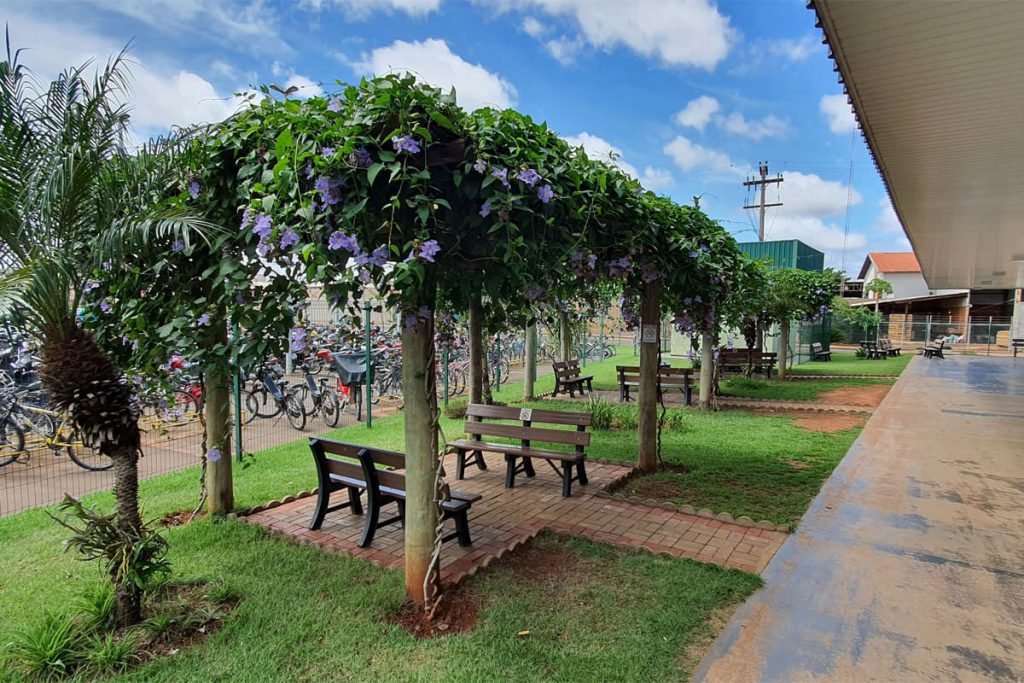 área de descanso para funcionários